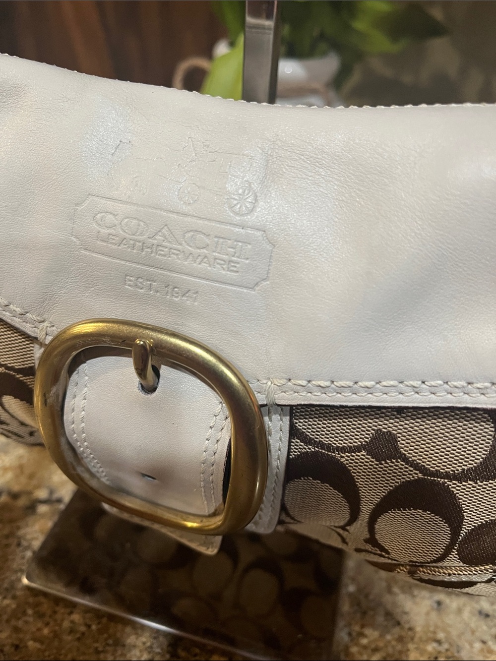 Coach Soho Bleeker Signature Canvas Leather Shoulder Bag - Picture 4 of 15